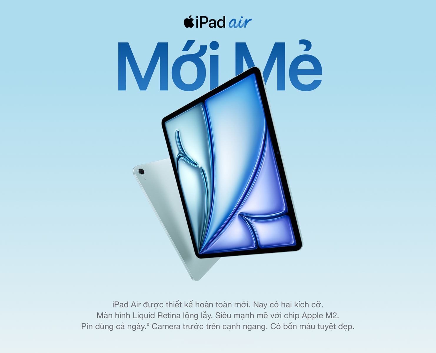 iPad Air 6 M2 13 inch 5G 128GB - Tổng Quan iPad Air 6 M2 13 inch 5G 128GB - Tổng Quan